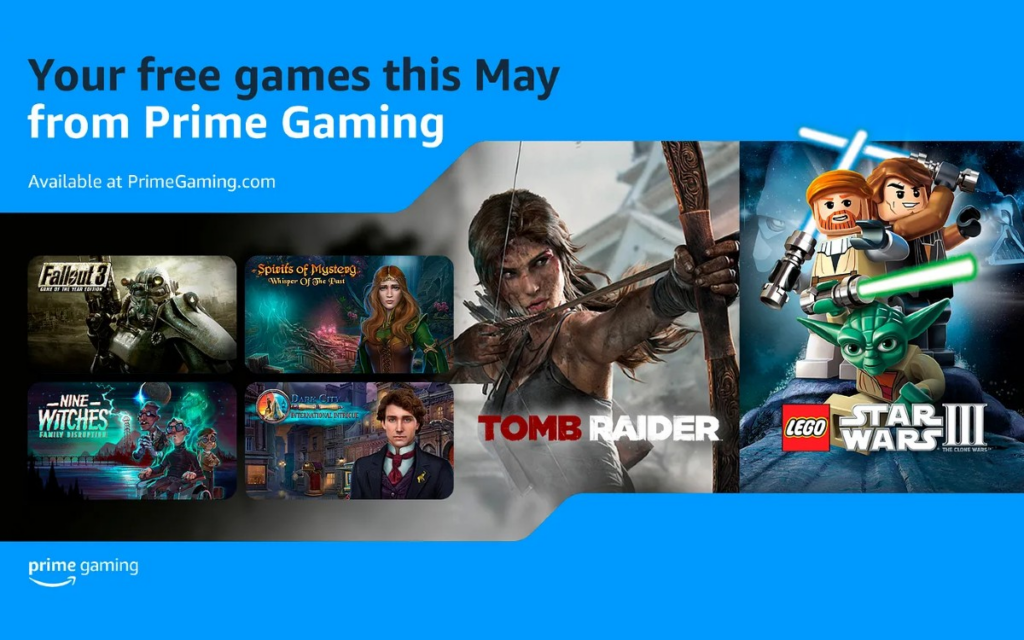 lista completa de jogos grátis para assinantes do Prime Gaming em maio de 2024